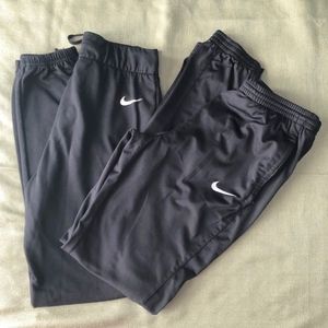 2 Nike training pants: Dri-fit and Libero